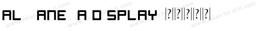 almarena display字体转换
